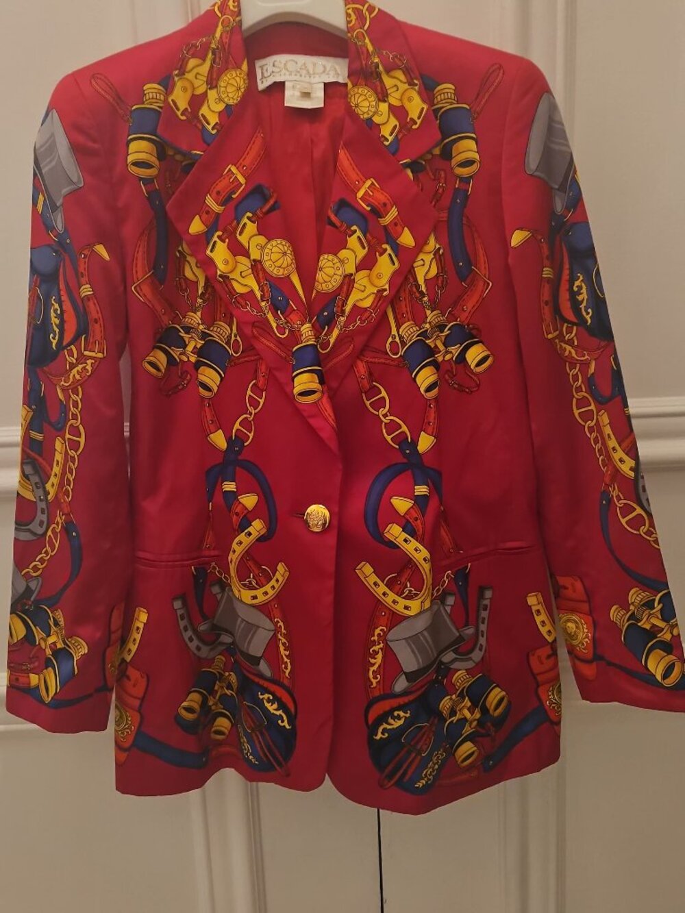 Vintage ESCADA by Margaretha Ley Equestrian blazer - Size EU40